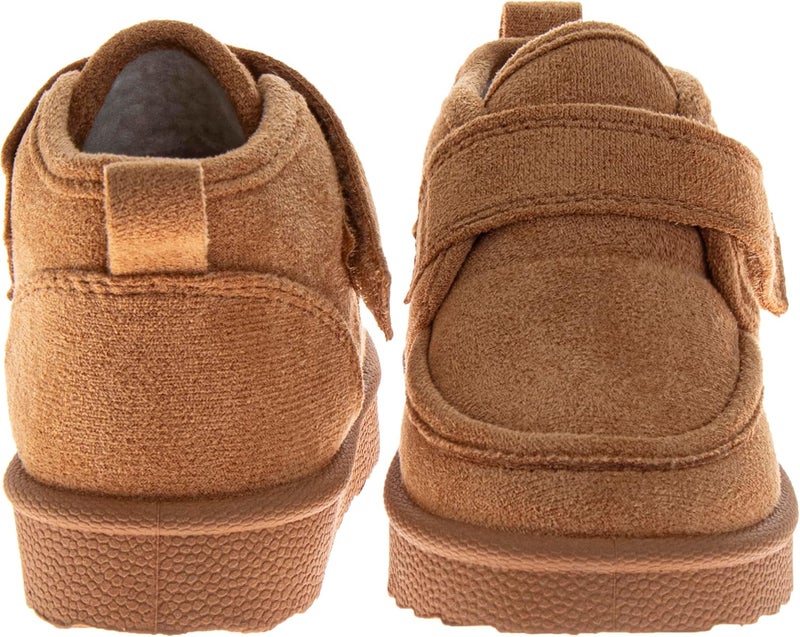 Josmo Kids Girls Boys Boots Cozy Winter Snow Fuzzy Ankle Boots Shoes Kid's Low Ankle Boot for Toddler/Little Kid/Big Sizes - Image 3